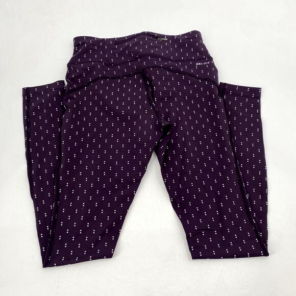 Nike Purple Reflective Spotted Leggings - Picture 4 of 5